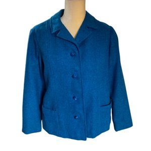 Sincere's Vintage Jacket  Fully Lined Blue Size Large